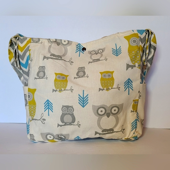 Brownie Gifts By Amy Brown Messenger Diaper Bag with Changing Pad Owls Design - Picture 2 of 14